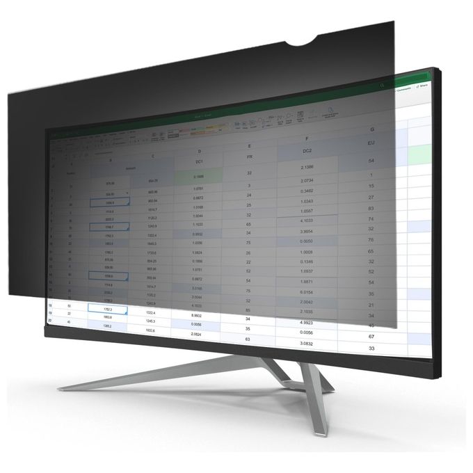 StarTech.com PRIVSCNMON34W Filtro per la privacy senza bordi per display 86,4 cm (34'') 21:9 angolo visione 30° colore Trasparente
