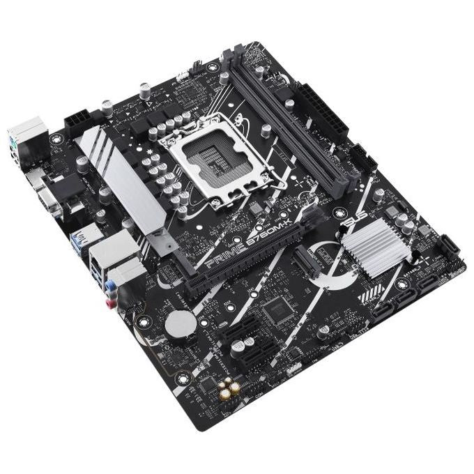 ASUS 90MB1FI0-M1EAY0 PRIME Scheda madre Intel LGA 1700 mATX DDR5 2 slot M.2 PCIe 4.0 Ethernet Realtek 2.5Gb HDMI VGA colore Nero