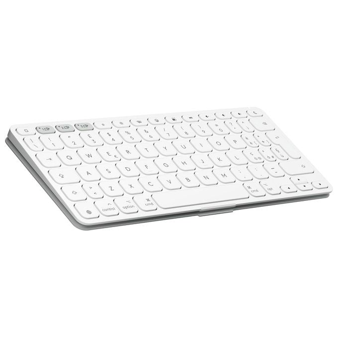 Logitech 920-013013 Keys-To-Go 2 Tastiera Wireless Bluetooth QWERTY Italiano per iPad iPhone Mac colore Bianco