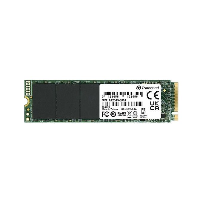 Transcend TS500GMTE115S 115S SSD M.2 500 GB PCI Express 3.0 NVMe 3D NAND colore Nero