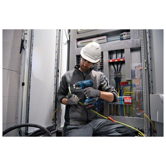 Bosch 0 601 2A6 501 GHG 18V-50 Professional Termosoffiatore a Batteria 18V 300 500 °C 175 l-min L-BOXX 136 colore Nero