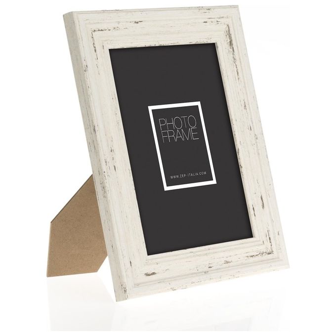 ZEP Palermo Bianco Cornice Portafoto 13x18cm in Plastica