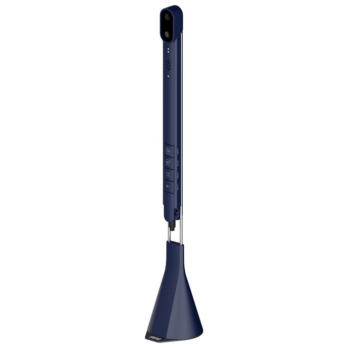 IPEVO 5-904-B-08-00 TOTEM 120 Telecamera per Videoconferenze Doppio Obiettivo 8 MP Risoluzione 4K Microfono Integrato Connessione USB-C Plug and Play Compatibile Windows MacOS Chromebook colore Nero
