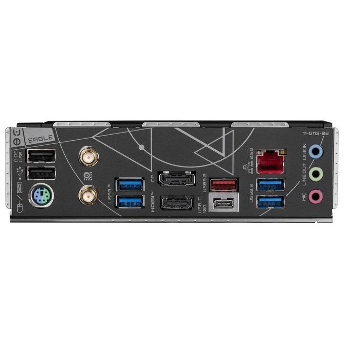 Gigabyte Z790 EAGLE AX Scheda madre ATX supporta CPU Intel 14a 13a 12a generazione DDR5 fino a 7600MHz Wi-Fi 6E LAN 2.5GbE colore Marrone