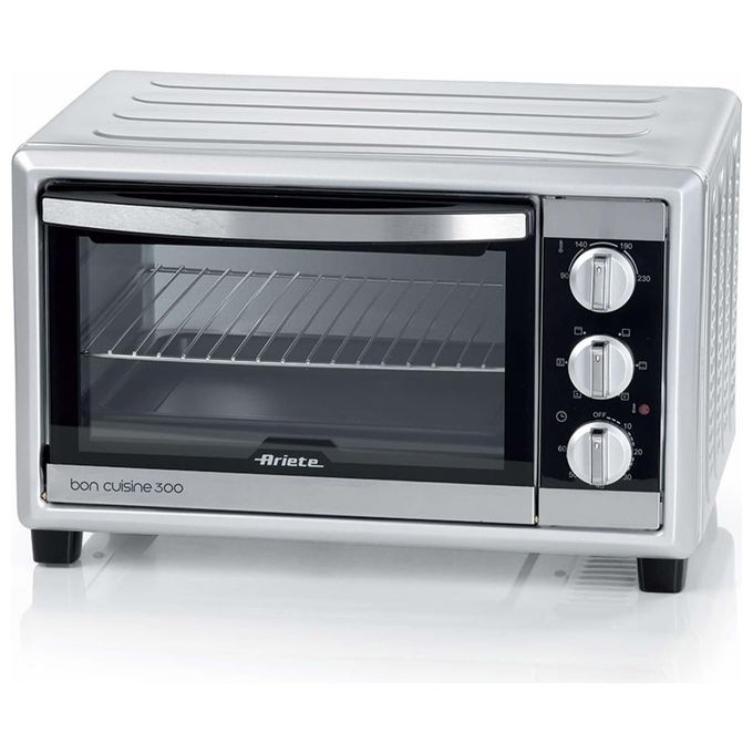 Ariete 985 Bon Cuisine 300 - Fornetto Elettrico 30 Lt con funzione statica e ventilata. 6 modalita' di cottura 1500W. Timer 60 min. Temp max 230°