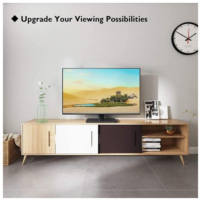 Techly 364095 Supporto Monitor da Scrivania 23'' 43'' VESA 200x200 Rotazione ±35° Altezza Regolabile colore Nero