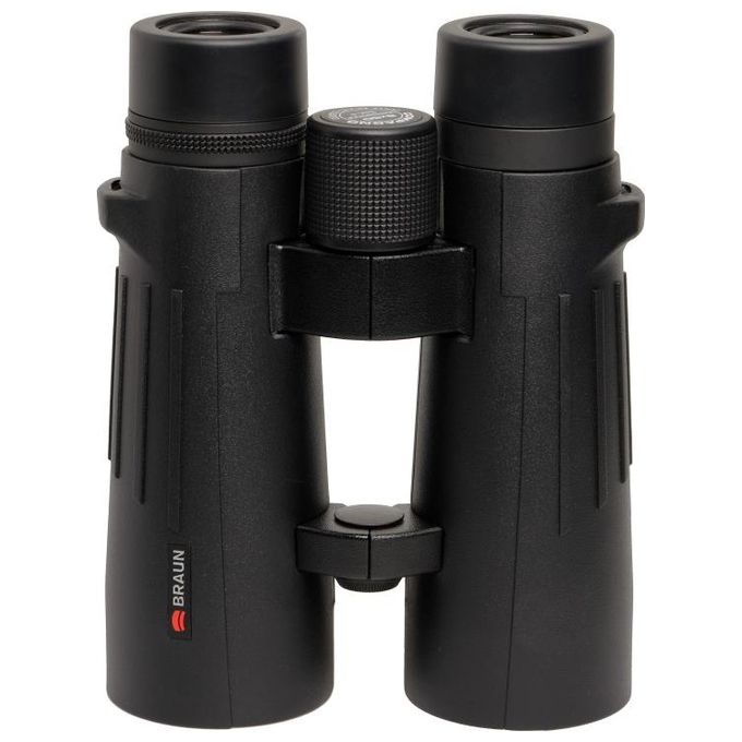 Braun 20006 Compagno Binocolo 8x50 mm con Prismi BAK-4 Roof e Rivestimento Multistrato Completo colore Nero