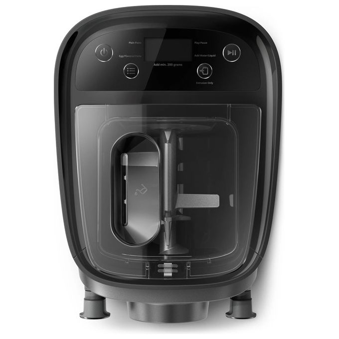 Philips HR2665-93 Serie 7000 Macchina per la Pasta 200W 800g 8 Trafile Bilancia Integrata colore Nero