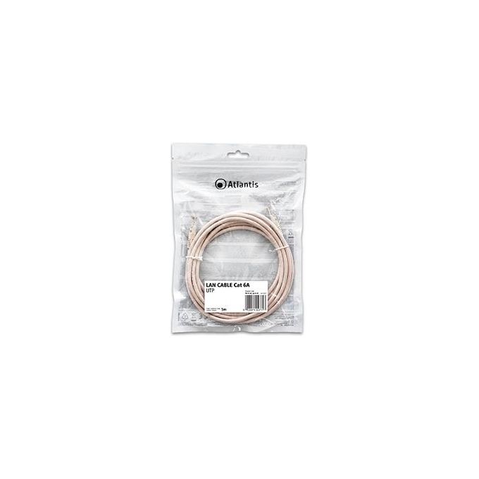 Atlantis Land P019-LN_6A-U-5C Cavo di Rete 5mt Cat6a U-UTP (UTP)