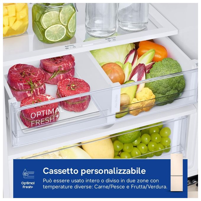Samsung RB38C603DEL EcoFlex AI Frigorifero Combinato 390 L 203 cm Classe D 35 dB Total No Frost Wi-Fi SpaceMax colore Sabbia