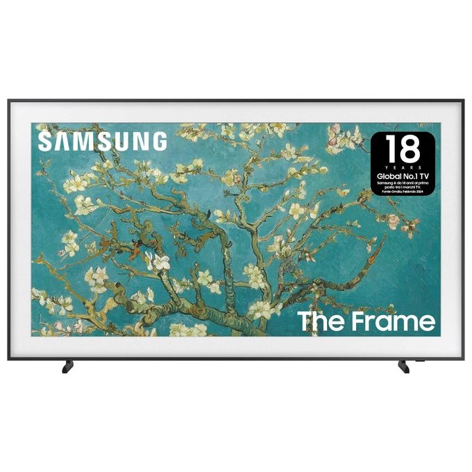 Samsung QE32LS03CBUXZT The Frame Smart TV QLED 32'' Full HD Matte Display OTS Lite Art Mode colore Nero