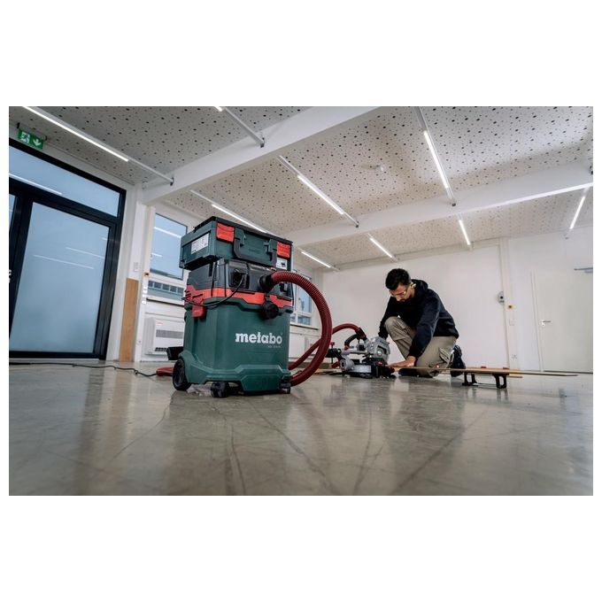 Metabo 602087000 ASA 30 M PC Aspiratore universale umido-secco classe M 30 L 1200 W PressClean antistatico colore Nero