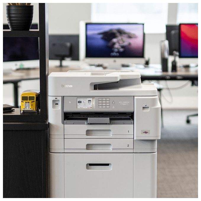 Brother MFCJ5955DW Multifunzione Inkjet A colori 4 in 1 Stampa A3 Fronte Retro 30 ppm 2x250 Fogli ADF 50 Wi-Fi LAN NFC colore Bianco