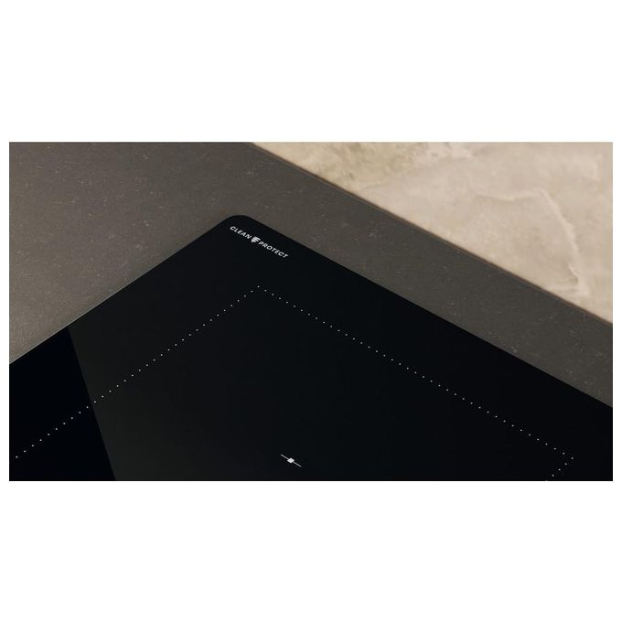 Whirlpool WL S2177 CPNE Piano cottura a induzione 77 cm 4 zone FlexiCook 6° Senso 7200 W colore Nero
