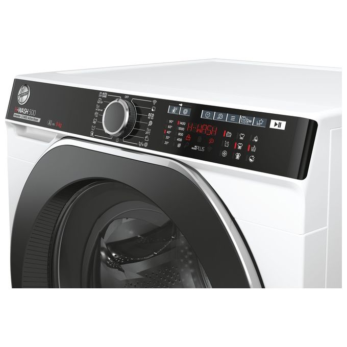 Hoover HWP49AMBC7-1-S Lavatrice caricamento frontale 9 Kg Classe A 1400 giri 53 cm Inverter Vapore