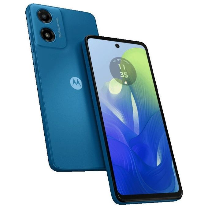 Motorola 786058 Moto G04s Smartphone 8 GB RAM 128 GB 6.56'' Dual SIM 4G Android 14 50 MP 5000 mAh colore Satin Blue