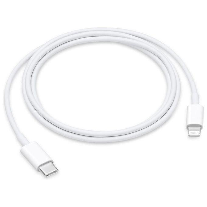 Apple MUQ93ZM-A Cavo da USB-C a Lightning 1 m Ricarica Veloce e Sincronizzazione colore Bianco