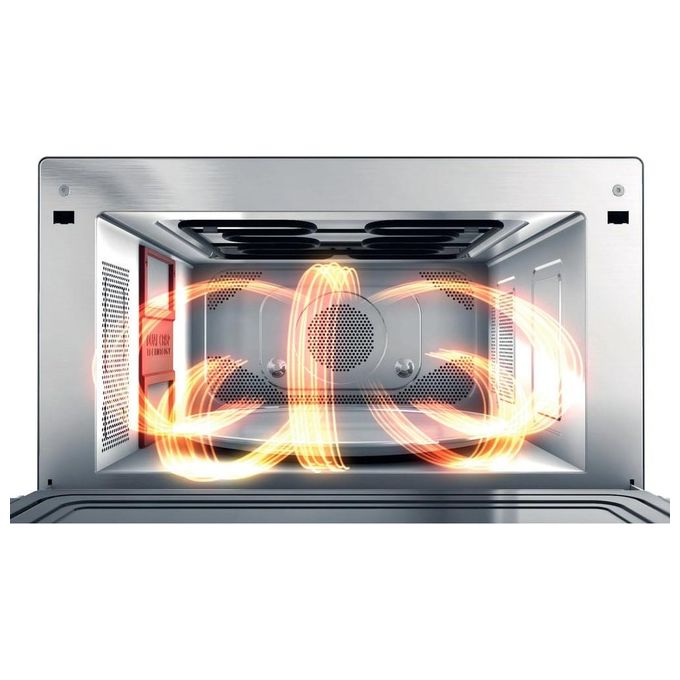 Whirlpool MWSC 9133 SX Supreme Chef Forno a microonde Combinato 33 L 1000 W Grill Vapore Crisp 6° SENSO colore Acciaio Inossidabile