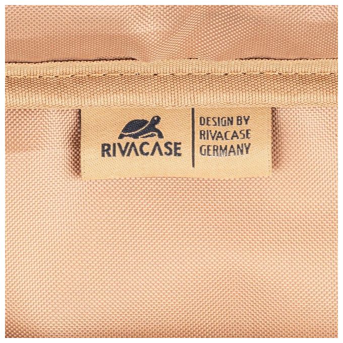 RivaCase 8126 BLACK Zaino Eco per Laptop Compatibile con 14 e Mac Air 15 Pollici in Poliestere Riciclato RPET Impermeabile con Scomparto Imbottito per Dispositivi Protezione Laterale e Inserto Antishock Colore Nero