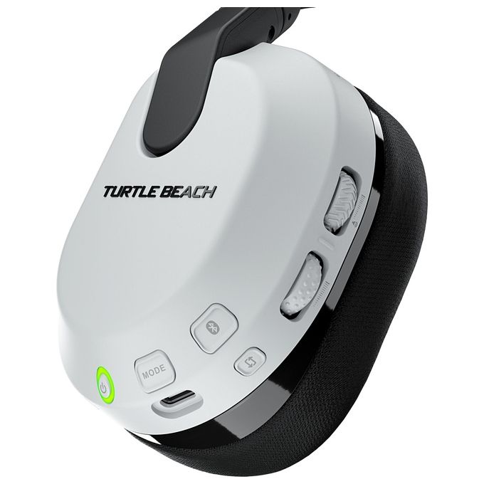 Turtle Beach TBS-3102-15 Stealth 600 Gen 3 Auricolare Wireless Gaming con Connessione 2.4 GHz e Bluetooth 5.2 per PS5 PS4 PC Mobile Durata Batteria Fino a 80 Ore colore Bianco