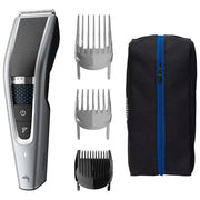 Philips HC5630-15 Serie 5000 Regolacapelli DualCut Trim-n-Flow Pro 28 impostazioni lame acciaio inox autonomia 90 min lavabile colore Nero Argento