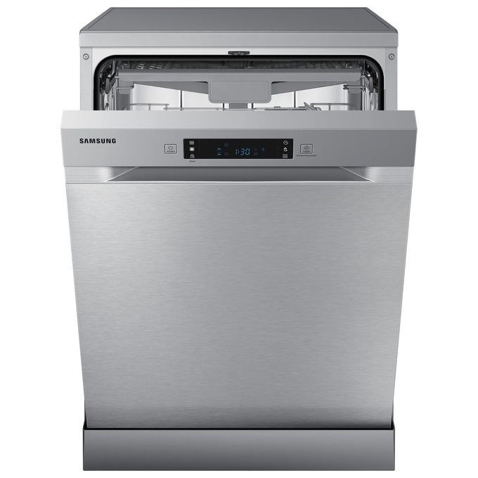 Samsung DW60CG550FSR Lavastoviglie a Libera Installazione 14 coperti Classe D 44 dB Auto Open Aqua Stop (85x60x60 cm) colore Acciaio Inox