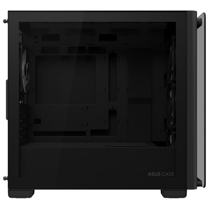 ASUS 90DC00K0-B19010 A23 PLUS TG Case PC Micro Tower con 4 Ventole ARGB Preinstallate e Pannello in Vetro Temperato colore Nero