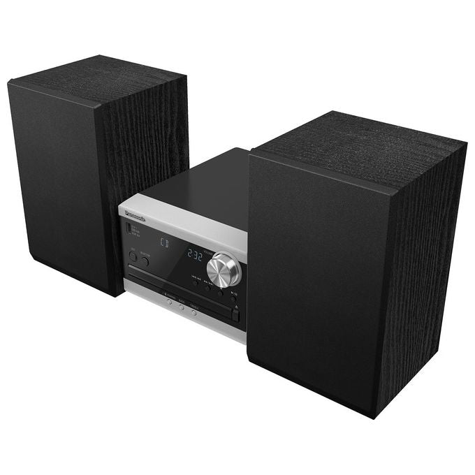 Panasonic SC-PM272EG-S Microsistema Hi-Fi DAB+ CD Bluetooth 4.2 USB 20W colore Argento