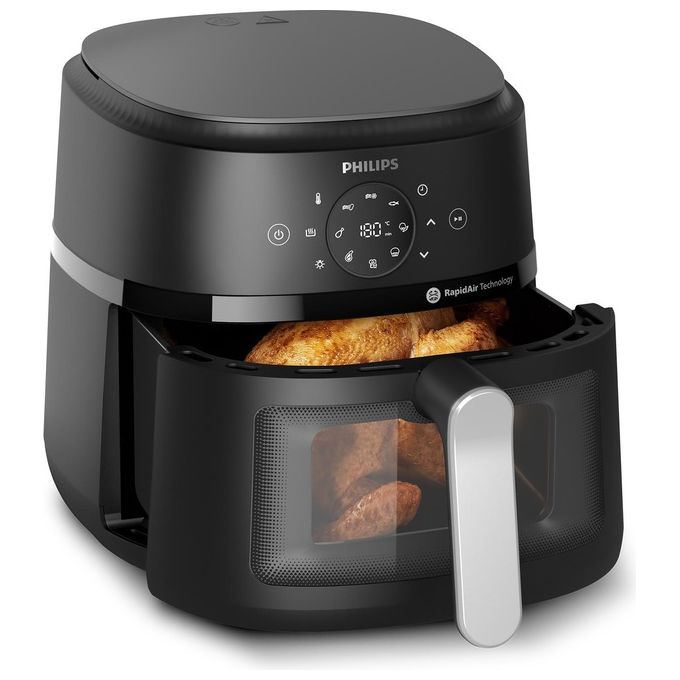 Philips NA231-00 Friggitrice ad aria 6.2 L 1700 W 13 Programmi RapidAir Display Touch colore Nero