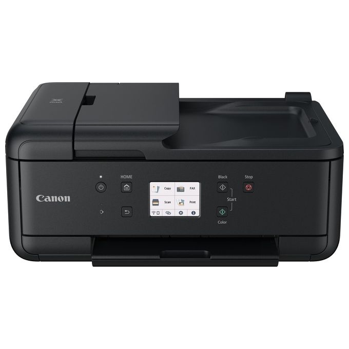 Canon PIXMA TR7650 Stampante Multifunzione 4 in 1 Getto d'Inchiostro 5 Cartucce Wi-Fi Stampa Fronte Retro Automatica ADF LCD Touch 4800 x 1200 DPI colore Nero