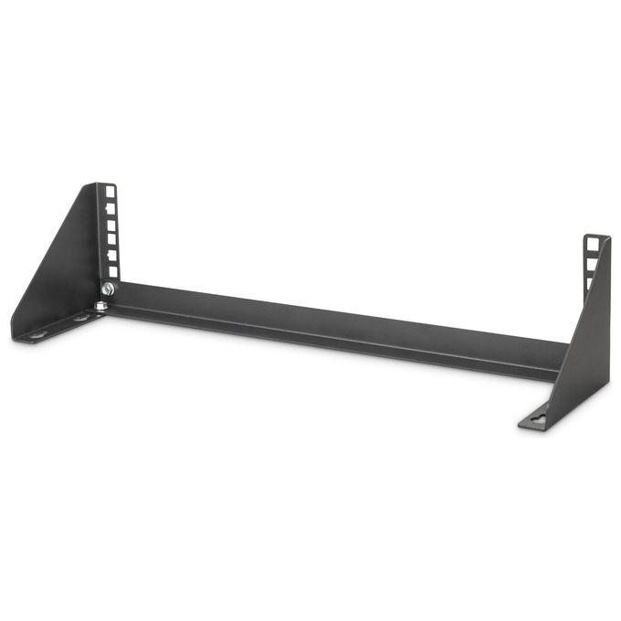 Digitus DN-48003 Staffa Montaggio a Parete per Apparecchiature 19'' 2U Portata 20 Kg colore Nero