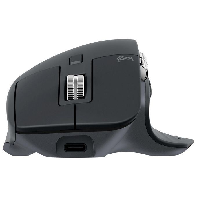 Logitech 910-006559 MX Master 3S Mouse Wireless Ergonomico 8000 DPI Bluetooth USB C Clic Silenziosi colore Grafite