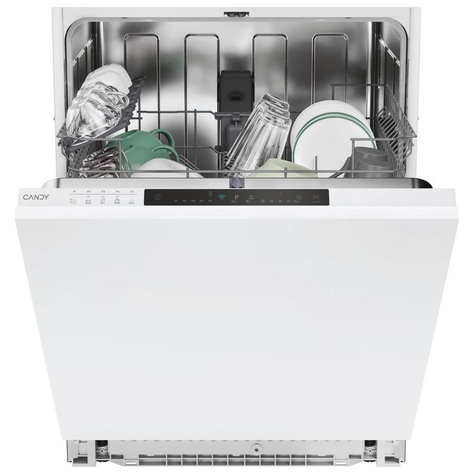 Candy CI 3E7L0W2 Rapido' Lavastoviglie a scomparsa totale 13 coperti Classe E 47dB Wi-Fi Motore Inverter (82x60x56 cm) colore Bianco