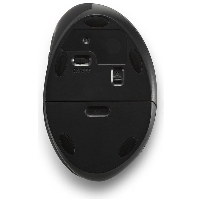 Kensington K79810WW Pro Fit Mouse Wireless Ergonomico per Mancini 6 Pulsanti 3 Impostazioni DPI 800 1200 1600 colore Nero