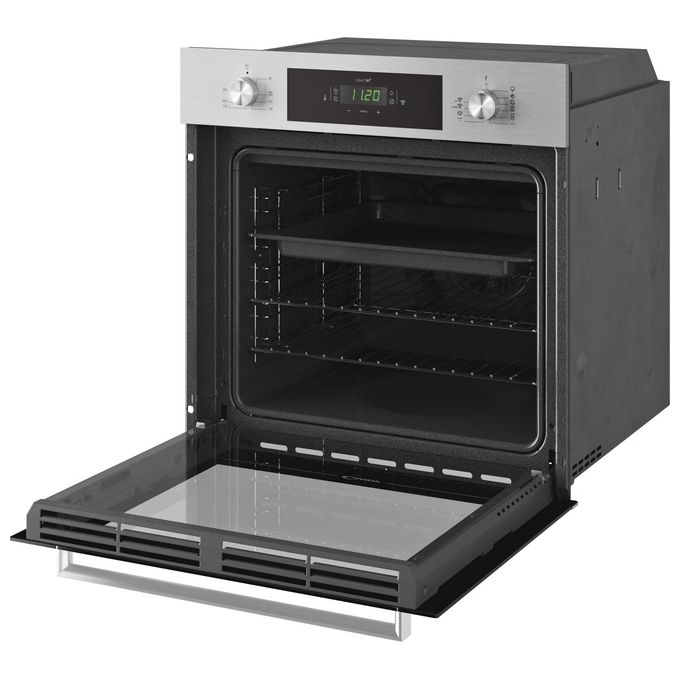 Candy FCP815X E0-E Forno Elettrico Multifunzione da Incasso Capacita' 70 Litri Classe energetica A+ 10 funzioni Wi-Fi + Bluetooth 60 cm Inox