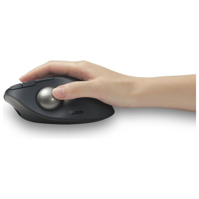 Kensington K72196WW Pro Fit Ergo TB550 Trackball Wireless Bluetooth Ricaricabile 4D Scrolling Batteria Integrata colore Nero