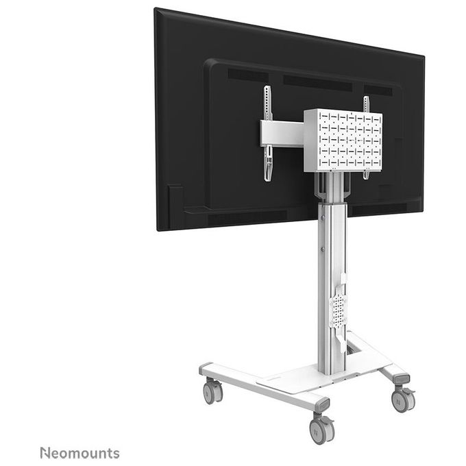 Neomounts FL50S-825WH1 Carrello TV da Pavimento Regolabile in Altezza 37-75'' VESA 100x100-600x400 mm 70 Kg TUV Certificato colore Bianco
