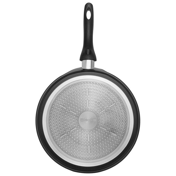 Aeternum BLACK PEARL Crepiera 32 cm Antiaderente per Induzione Gas Elettrico Lavabile in Lavastoviglie colore Nero