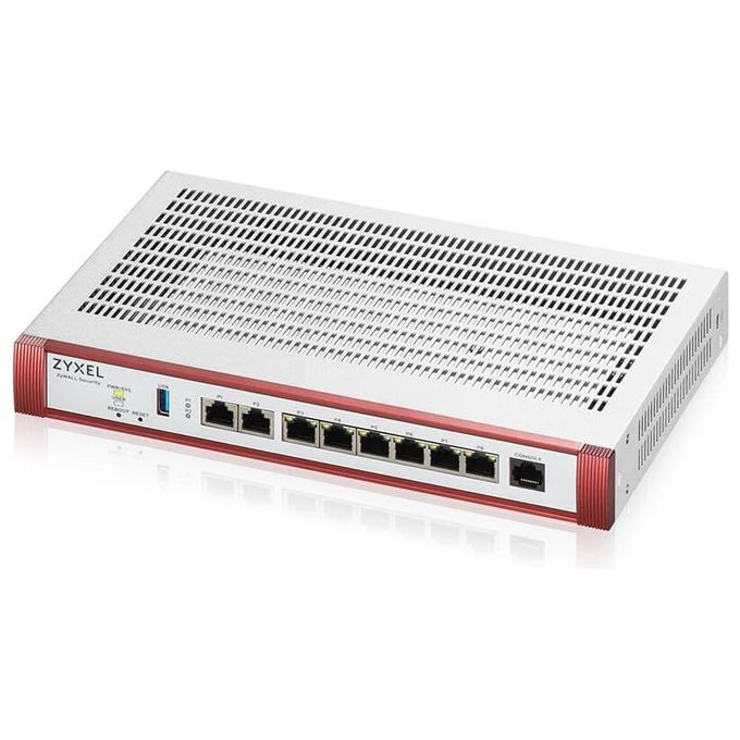 ZYXEL USGFLEX200HP-EU0101F ZyWALL Firewall di Sicurezza 5 Gbit-s Throughput 2x Multi-Gig 2,5G 6x GbE 1x PoE+ 30W VPN Business Class fino a 100 Utenti Nebula Cloud colore Nero