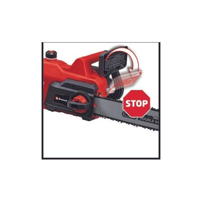 Einhell 4501230 GC-EC 2040 Motosega Elettrica 2000 W Barra 40 cm Catena OREGON Velocita' 15,5 m-s Freno Catena Meccanico colore Nero Rosso