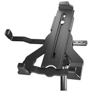 KandM 19744 Supporto per Tablet PC Biobased Plastica Biobased Adatto per Tablet 10'' a 16'' con Custodia fino a 20 mm Filettatura 3-8'' e 5-8'' Inclinazione 0° a 90° Rotazione 360° colore Nero