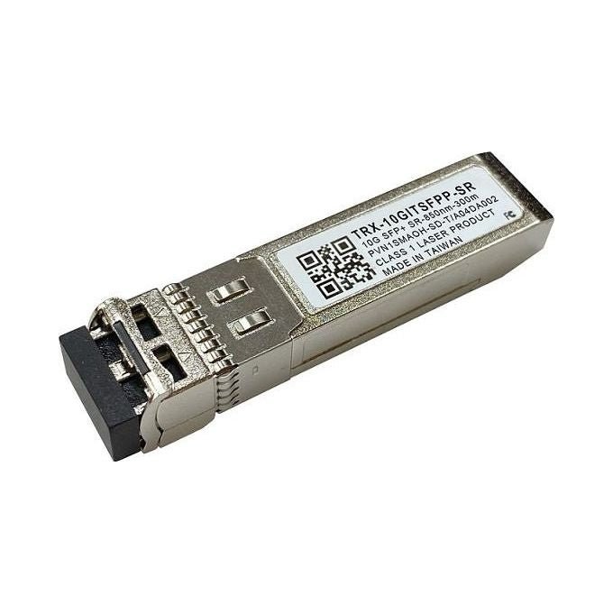 Qnap TRX-10GITSFPP-SR Modulo Transceiver Fibra Ottica SFP+ 10GbE 10GBASE-SR 850 nm 300 m Temperatura Industriale