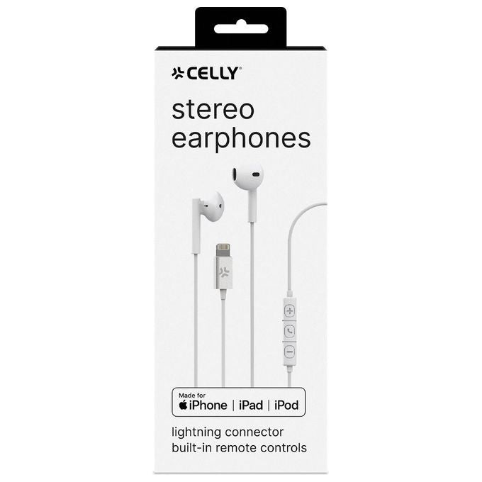 Celly UP900 Auricolare per Telefono Cellulare Stereofonico Bianco