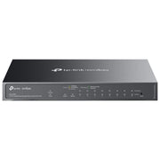 TP-Link ES210GMP Omada Switch Gestito 10 Porte Gigabit 8 Porte PoE+ 123W Budget 20 Gbps Fanless colore Nero