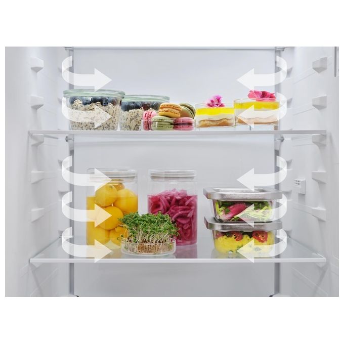 Electrolux LNT6ME32U2 Serie 600 Frigorifero Combinato 330 L 186 cm Classe E 38 dB Total No Frost TwinTech colore Inox