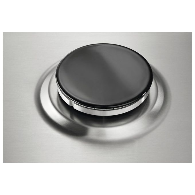 Electrolux EGL62821OX Serie 300 Piano cottura Misto 60 cm 3 fuochi gas 1 piastra elettrica 1000 W Sicurgas colore Inox
