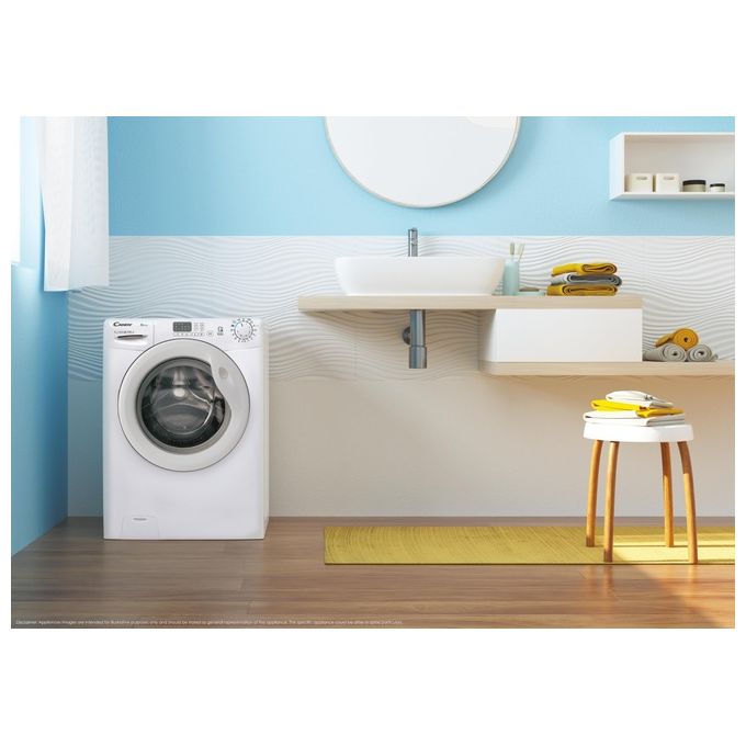 Candy EY284DWM5-1-S Lavatrice 8 Kg Classe energetica A Centrifuga 1200 giri Motore Inverter colore Bianco