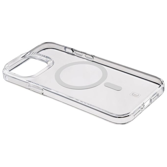 Cellularline GLOSSMAGIPH15T Gloss Mag Cover per iPhone 15 con Magneti Integrati Compatibile con MagSafe Ricarica Wireless 15,5 cm (6.1'') colore Trasparente