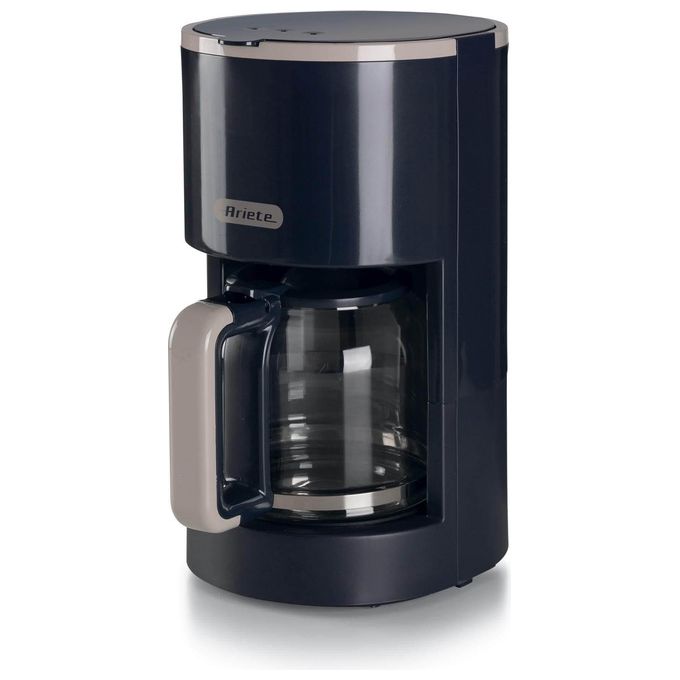 Ariete 1394 Breakfast Macchina da caffe' Filtro 12 Tazze Antigoccia Mantenimento Calore 900W colore Grigio Scuro