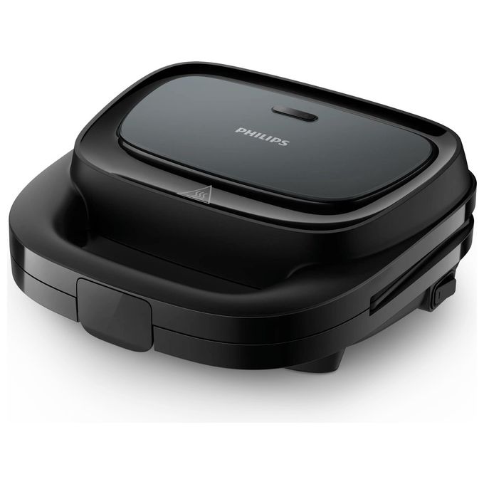 Philips HD2330-90 Serie 3000 Tostapane per Panini e Toast 750W piastra antiaderente colore Nero